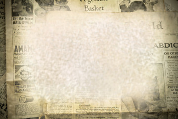 Vintage news paper background