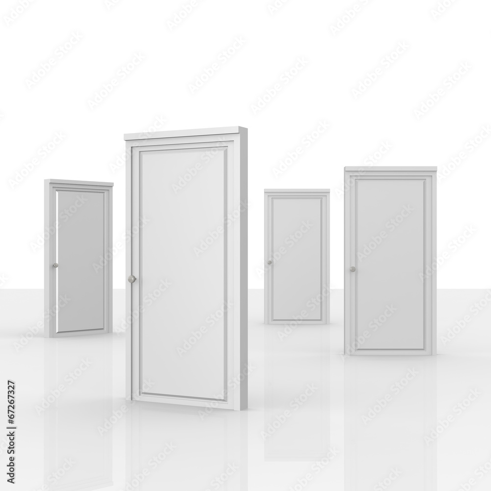 Naklejka premium doors