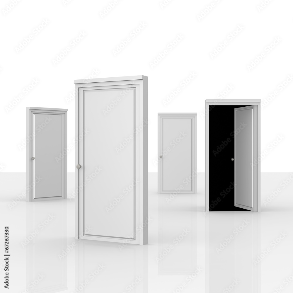 Naklejka premium doors