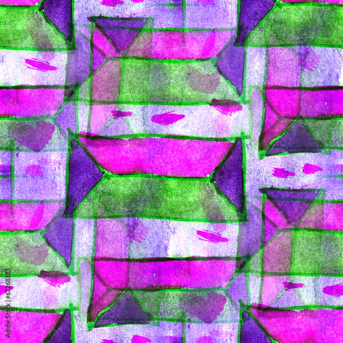 ornament drawing purple, green usa colorful pattern water ancien