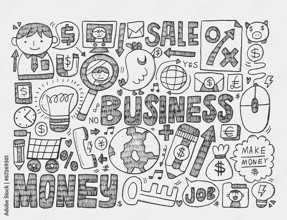 doodle business background