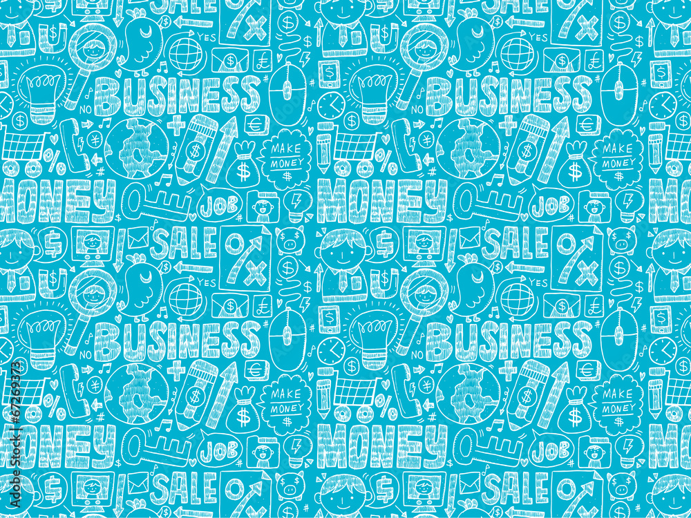 doodle business seamless