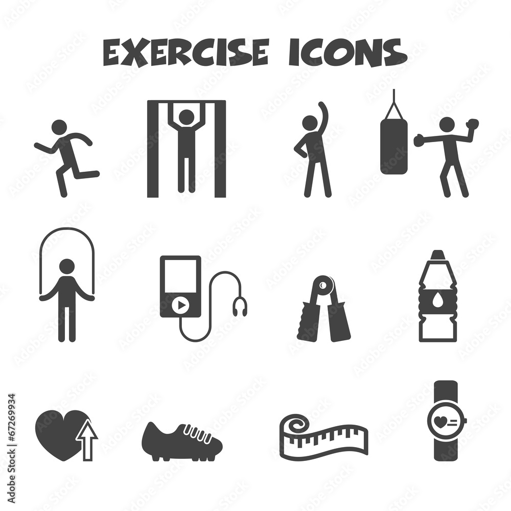 exercise icons exercise icons