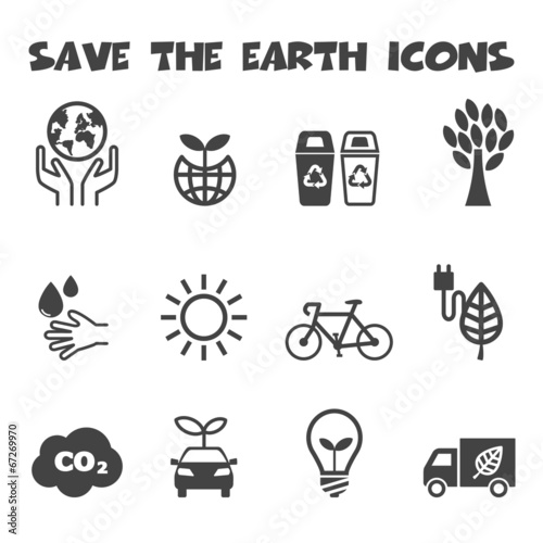 save the earth icons