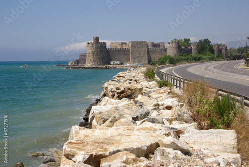 Mamure fortress in Turkey photo