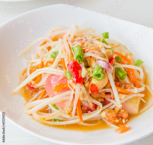 green papaya salad