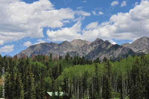 The San Juan Mountains in Colorado, United State's in July.
