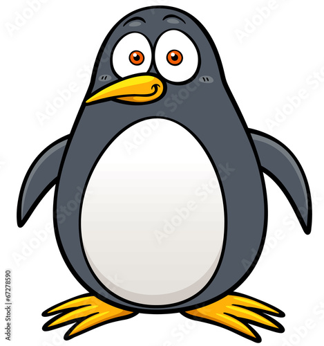 Vector illustration of Penguin cartoon