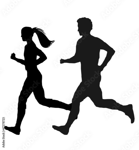 Menschen Joggen