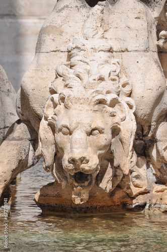Fontana of the Four Rivers in Rome © Silvia Crisman