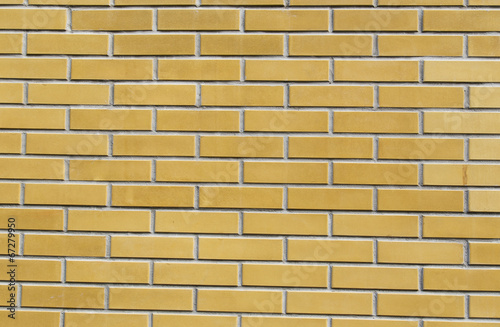 Texture of the yellow brickwork
