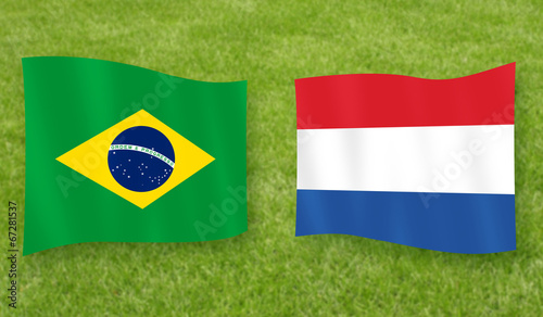 Spiel um Platz 3  Brasilien - Niederlande