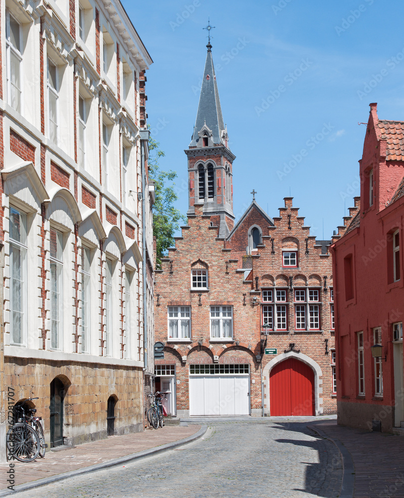 Bruges - Naaldenstraat street
