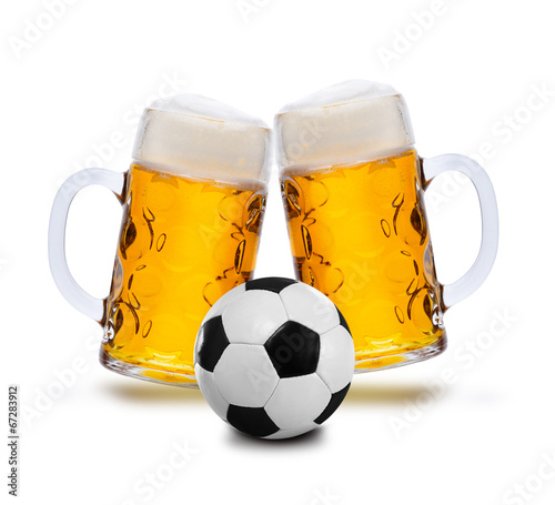 Fußball und Bier