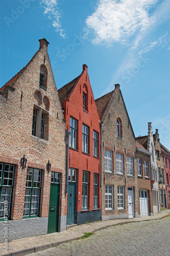 Bruges - Typically house l from Sint Annarei street. photo