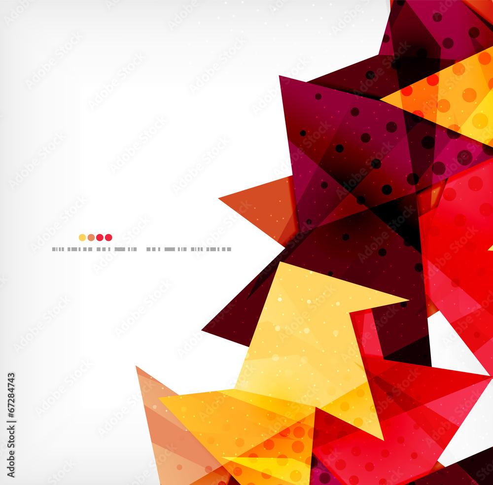 Abstract sharp angles background
