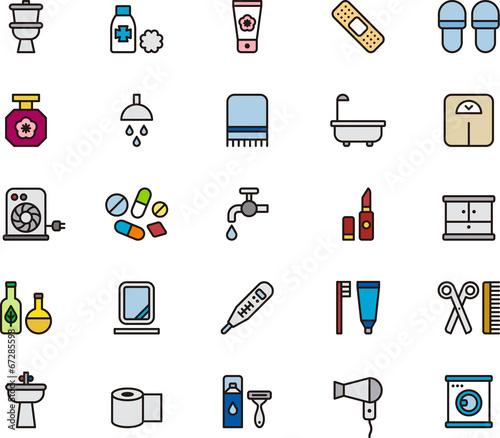 Bathroom icons