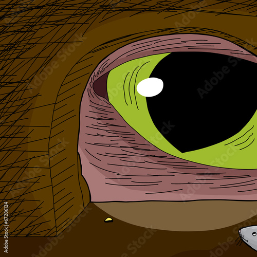 Cat at Mouse Hole