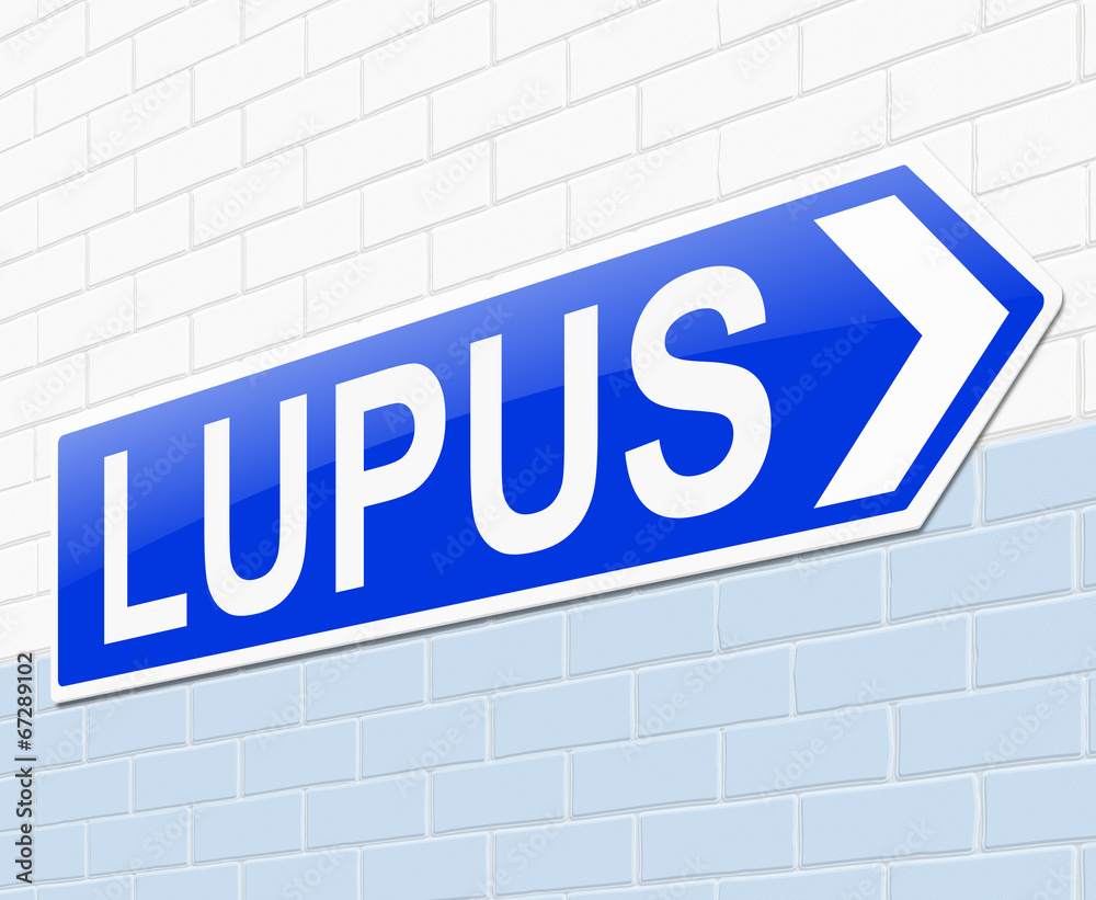 Obraz premium Lupus concept.