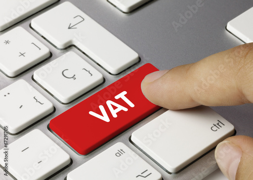 VAT. Keyboard photo