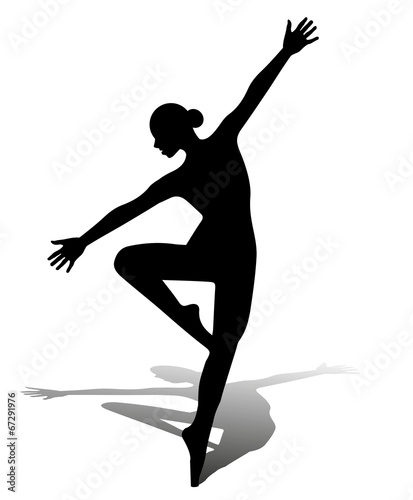 silhouette di ballerina