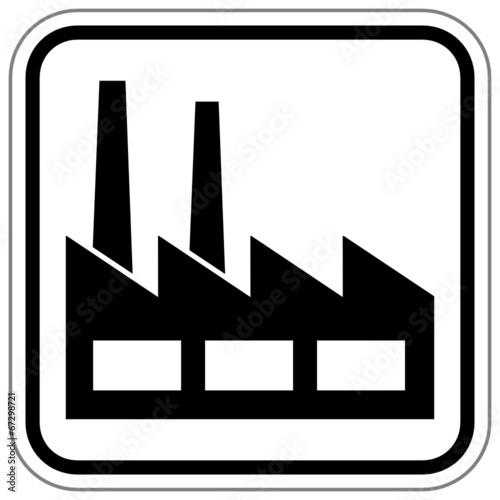 Industriegebiet Schild  #140709-svg02