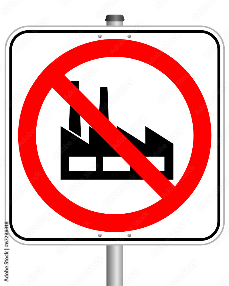 Industriegebiet Schild Achtung #140709-svg03 Industriegebiet Schild Achtung #140709-svg03