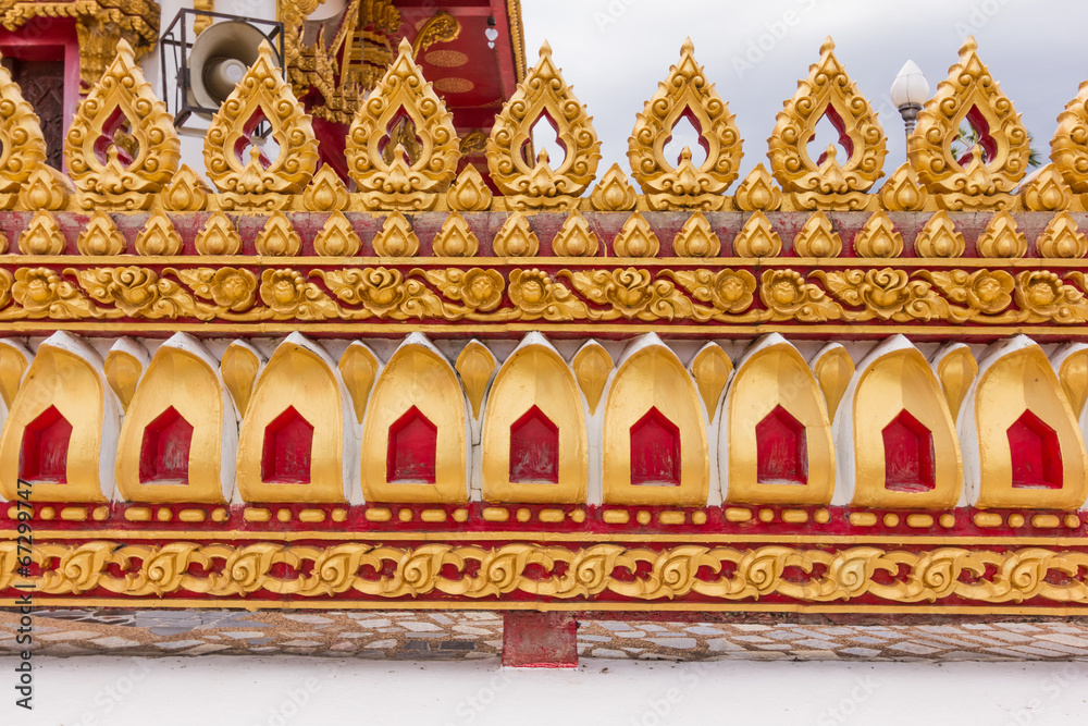 Obraz premium Part of art,thai temple