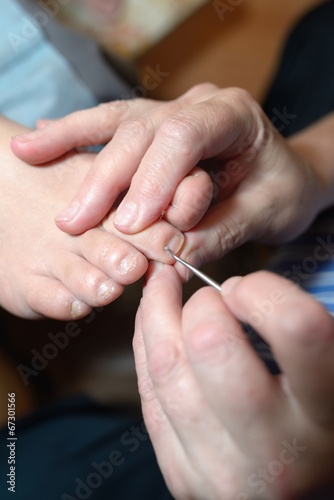 Technical execution of classical pedicure