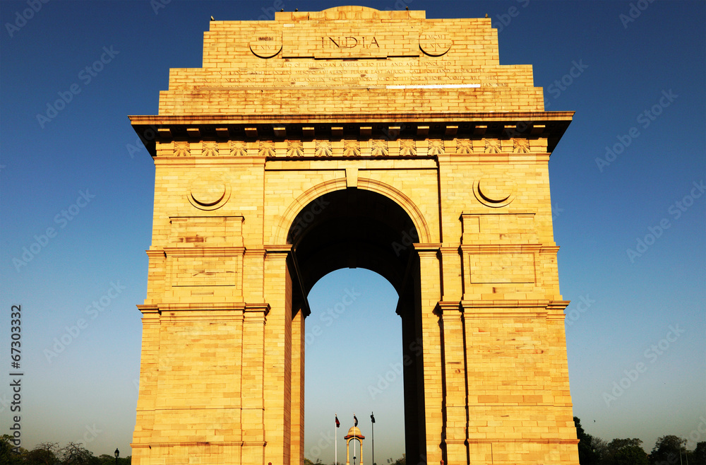 India Gate in New Delhi, India, Asia