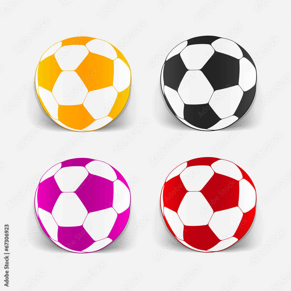 realistic design element: ball realistic design element: ball
