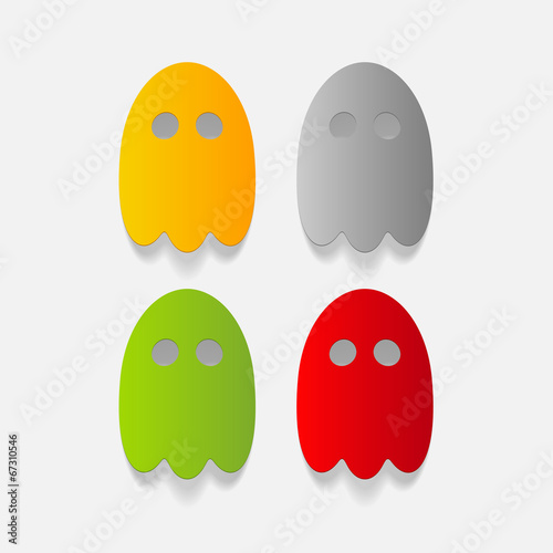 realistic design element: ghost