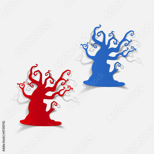 realistic design element: tree