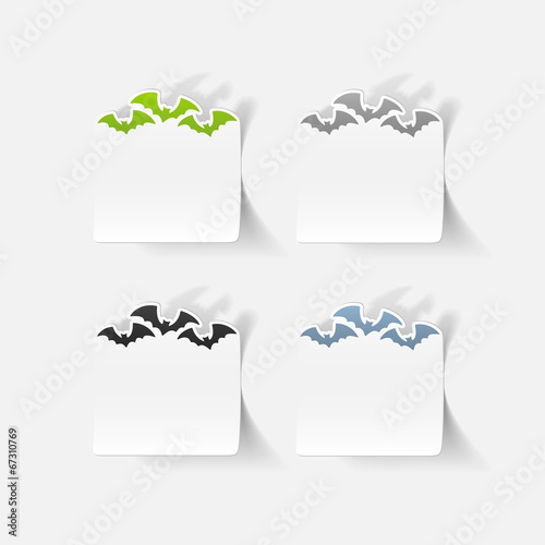 realistic design element: bat