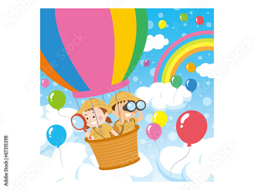 子供探検隊_イラスト