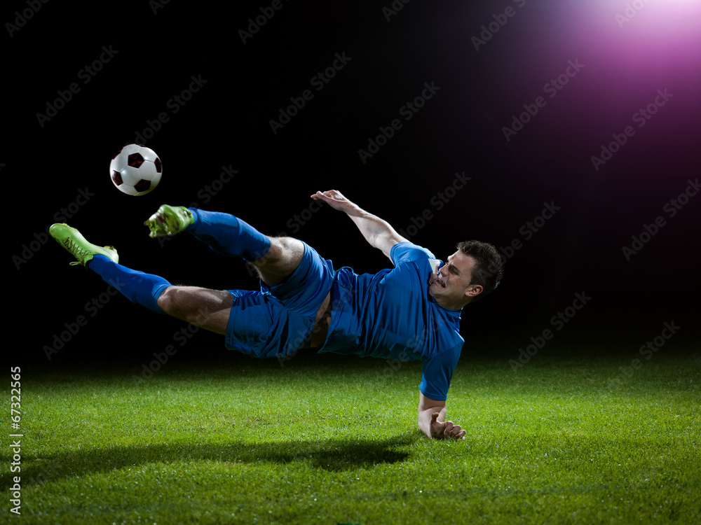 Naklejka premium soccer player