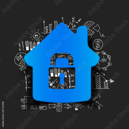 Drawing business formulas: house