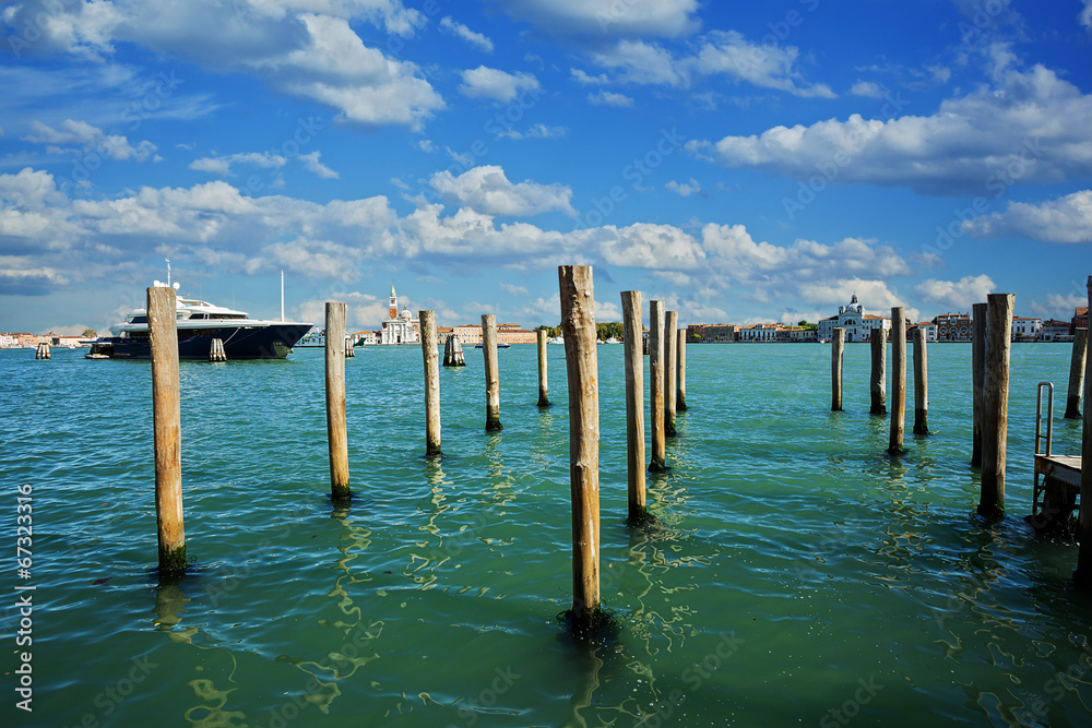 lagoon in Venice. Italy.