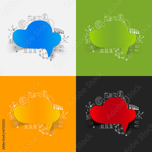 Drawing business formulas: bubble