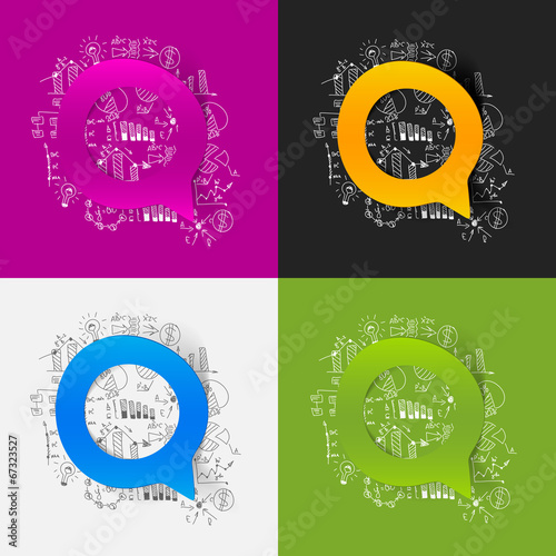 Drawing business formulas: bubble