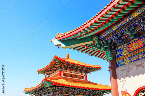 Roof of Chinese temple