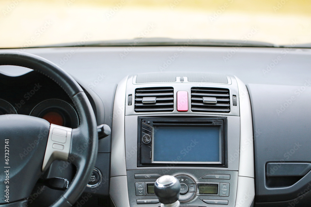 Navigation device in the car Navigation device in the car