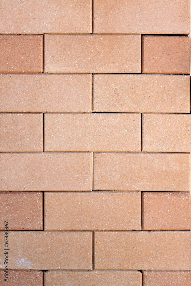 Obraz premium Brown brick wall.