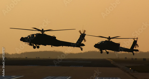 Apaches during Sunset