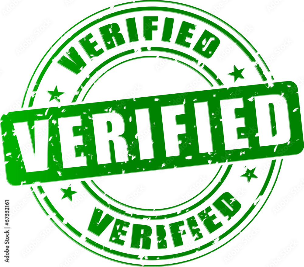 Vector verified stamp Vector verified stamp