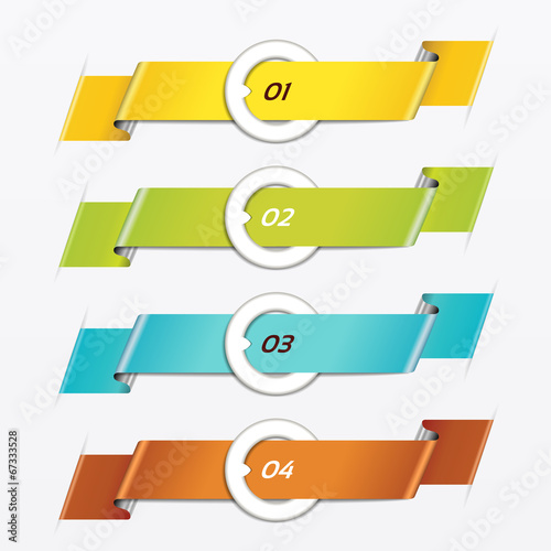 Vector Progress Background / Product Choice or Version. eps 10