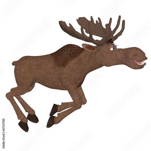 cartoon moose