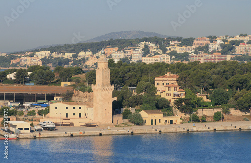 Wallpaper Mural Beacon in Porto Pi. Palma-de-Majorca, Spain Torontodigital.ca