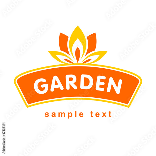garden sign with grass