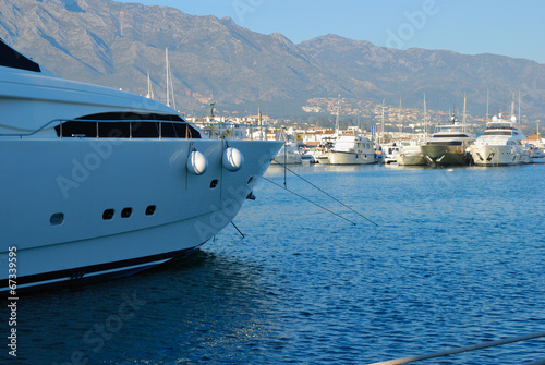 Ships in Puerto Banus, Marbella, Spain